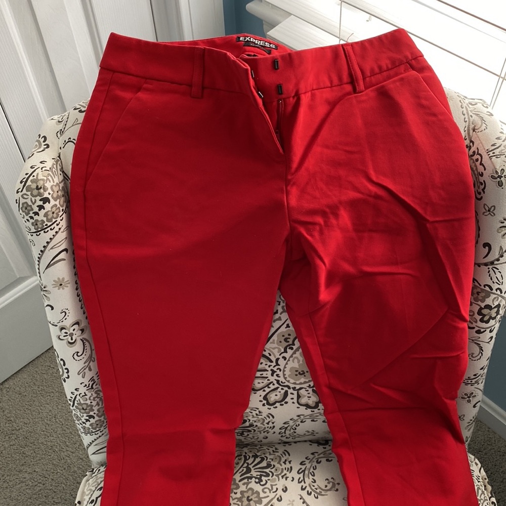 Express red dress pants